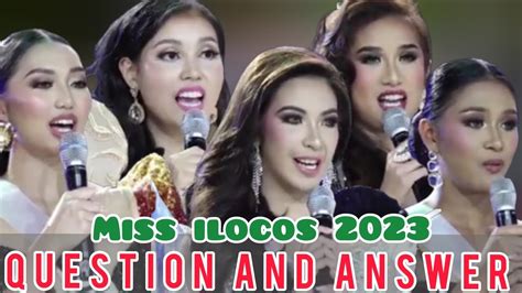 miss ilocos norte scandal|Top 5 Final Q&A .